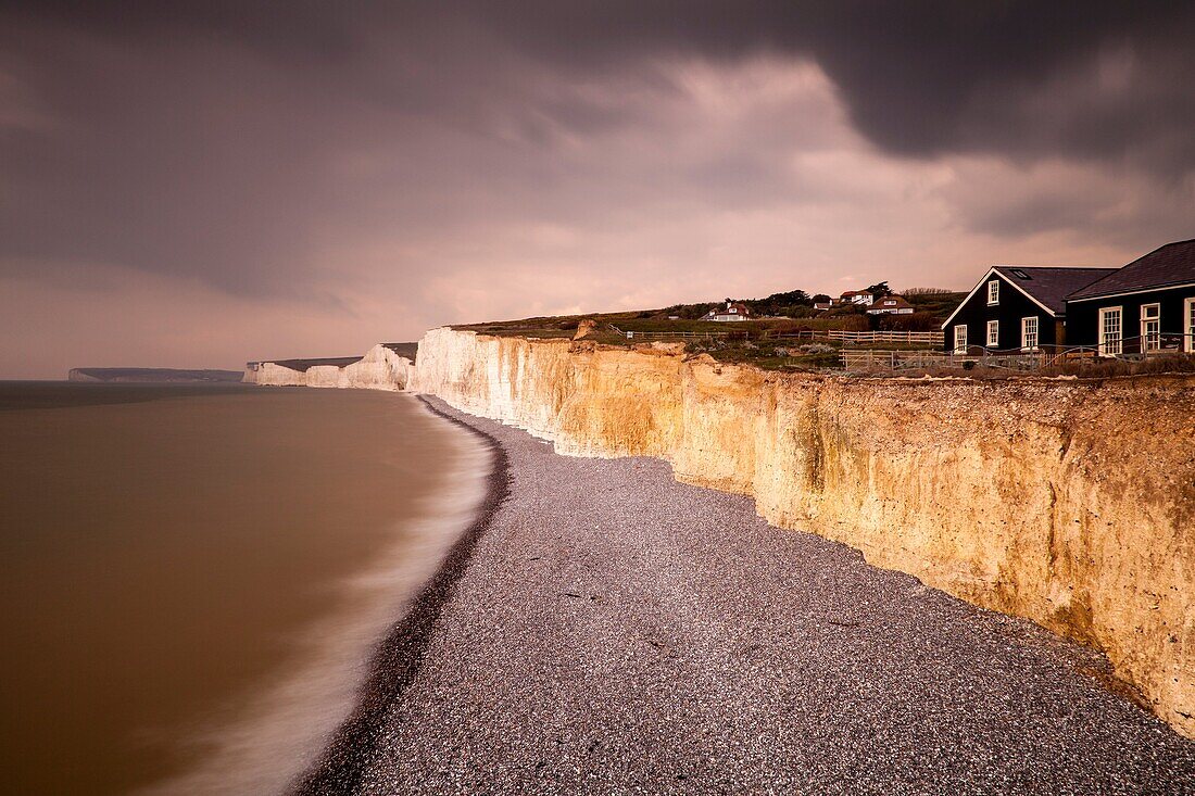 The Seven Sisters From The Birling Gap, Sussex, UK.