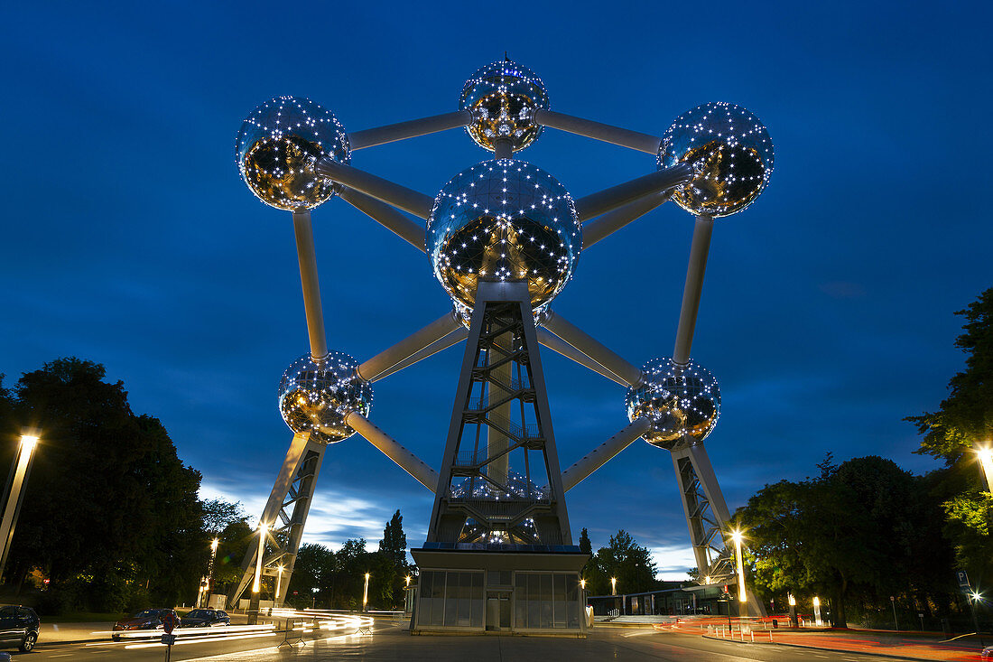 Atomium in Brussels, Belgium.