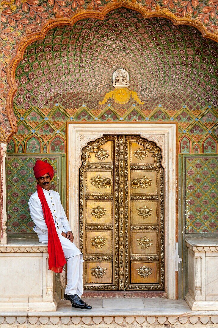 The Rose Gate, City Palace, Jaipur, India.
