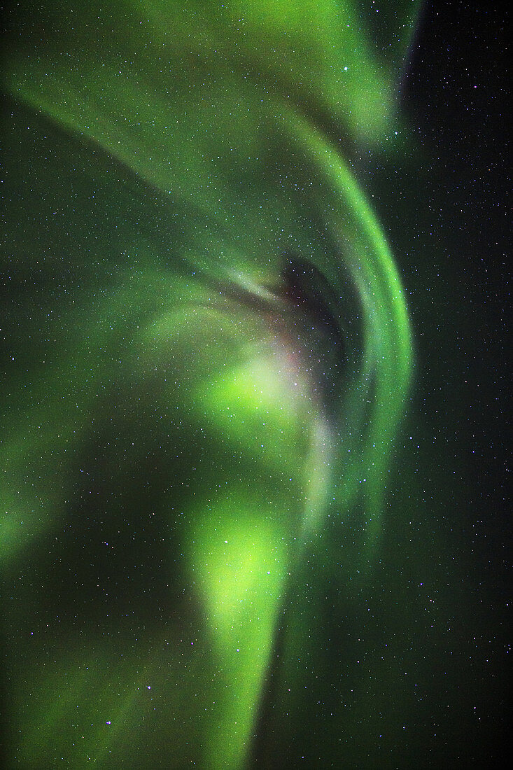 Aurora Boreails or Northern Lights, Lapland, Sweden.