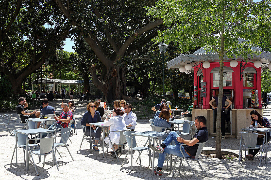 Kiosk Jardim do Principe Real, Lissabon