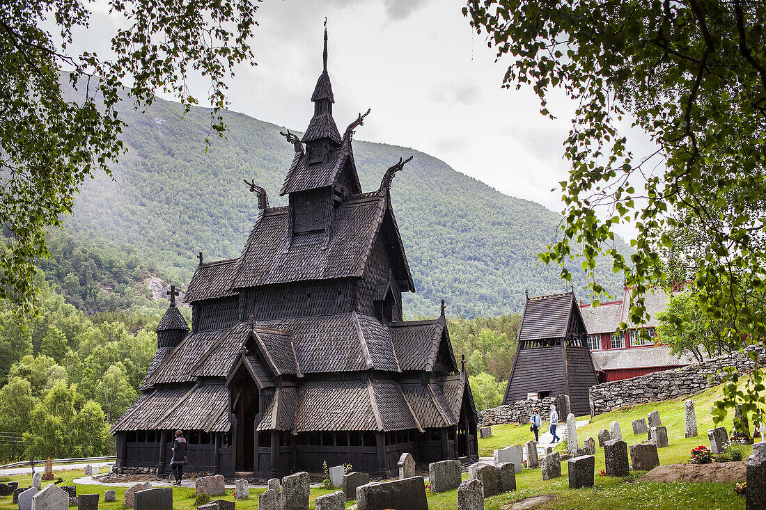 Borgund Stave Church, Sogn og Fjordane, Norway.