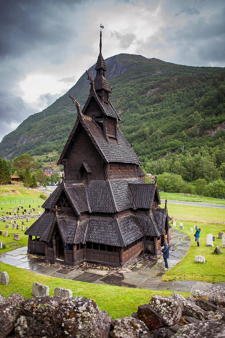 Borgund Stave Church, Sogn og Fjordane, Norway.