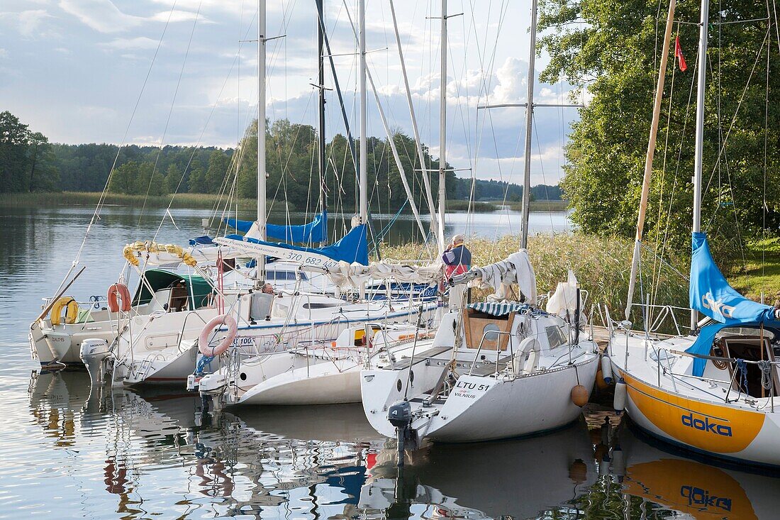 'Island Castle Boats and Yachts; Trakai; Vilnius; Lithuania.'