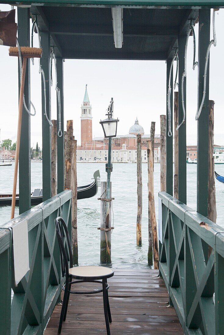 San Giorgio Maggiore Church and Bell Tower, Venice, Italy.