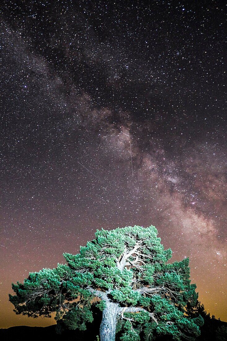 Milky way in Gudar-Javalambre area. Teruel. Aragón.