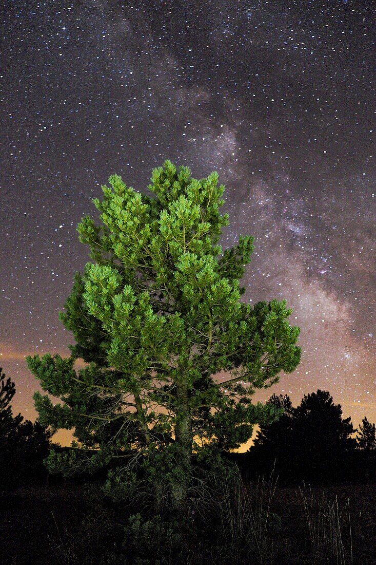 Milky way in Gudar-Javalambre area. Teruel. Aragón.