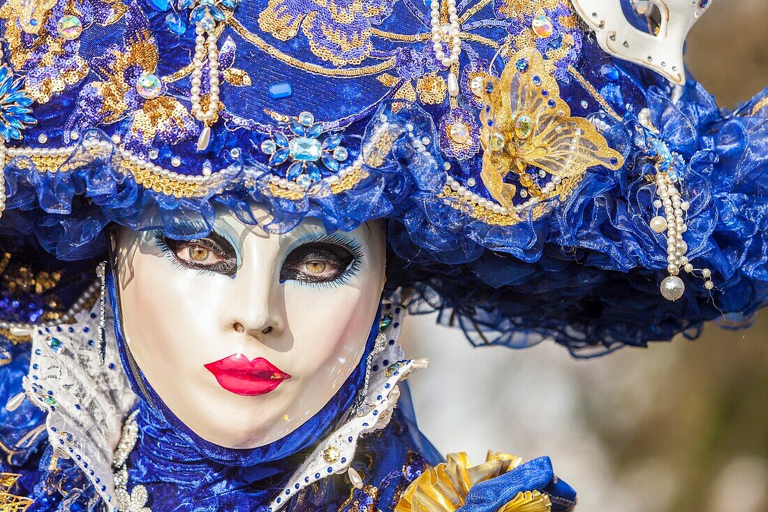 The famous Venetian Carnival of Annecy in Haute-Savoie, Rhône-Alpes, France.