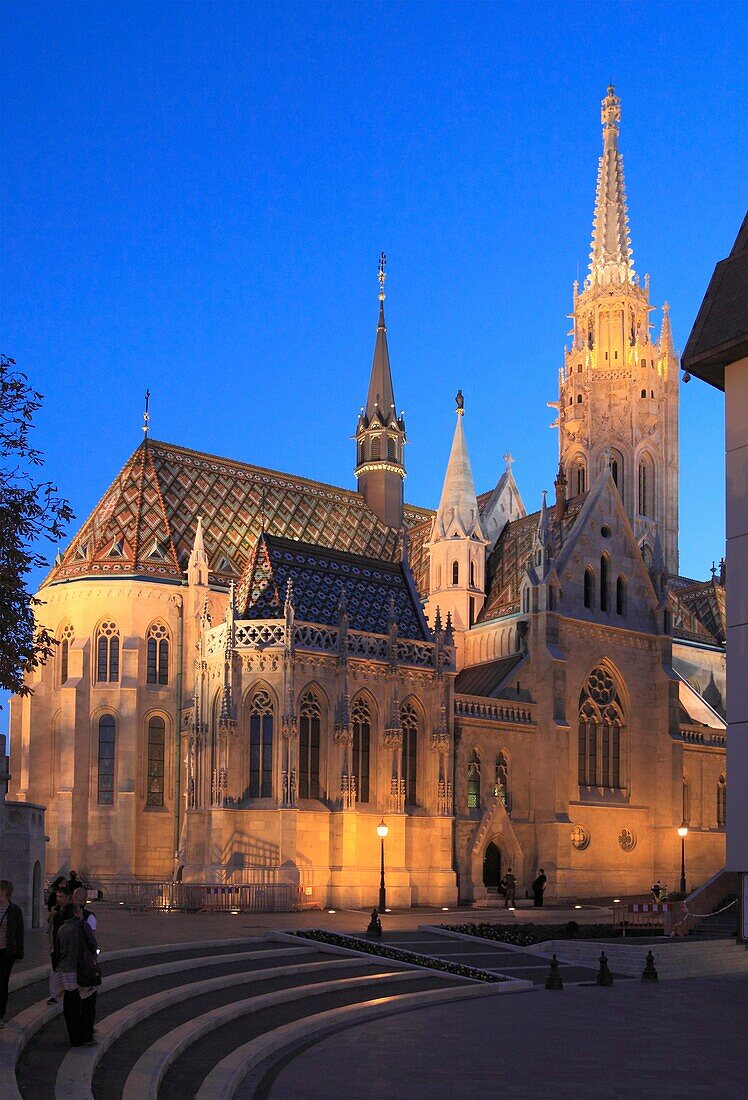 Hungary, Budapest, Matthias Church.