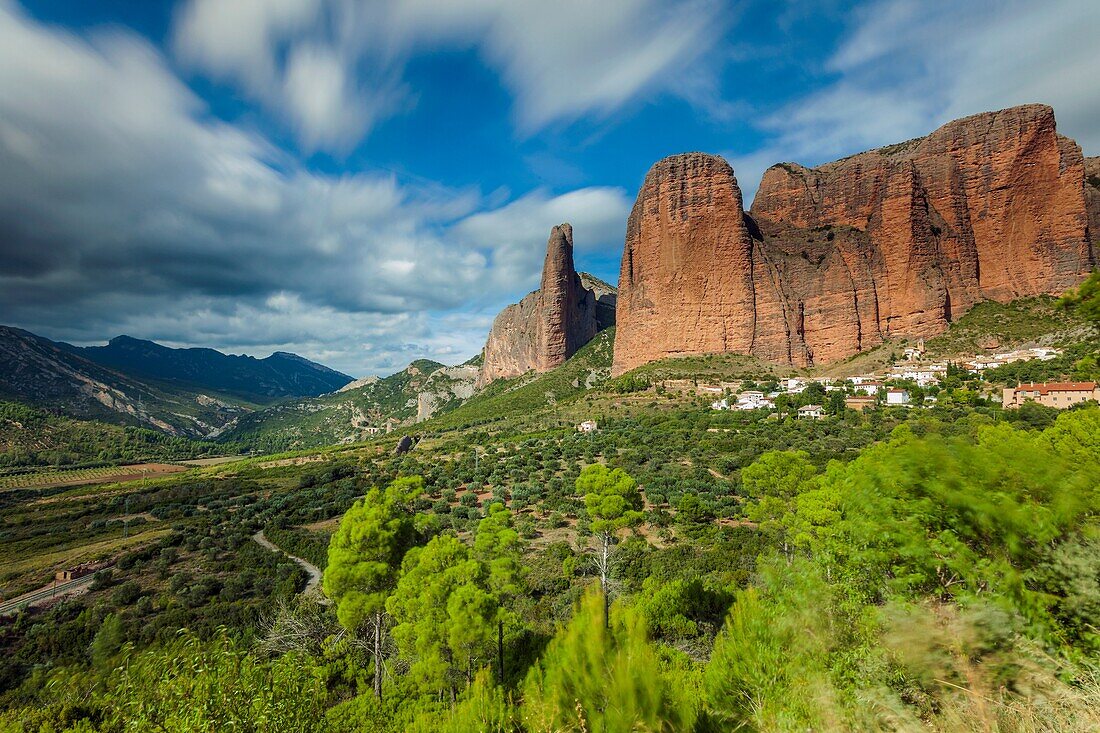 Mallos de Riglos, Huesca, Aragon, Spain.