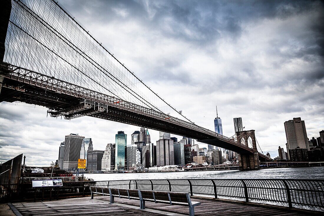 The Brooklyn Bridge Park in New York City.