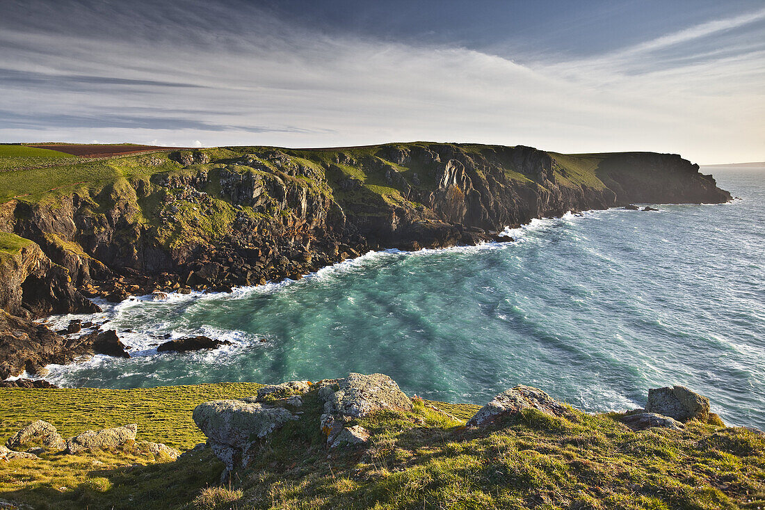 Gugland from the Rumps in Cornwall.