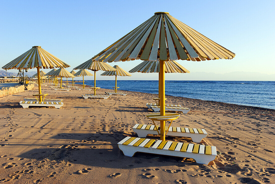 Beach umbrella - Dahab, Sinai Peninsula, Egypt.