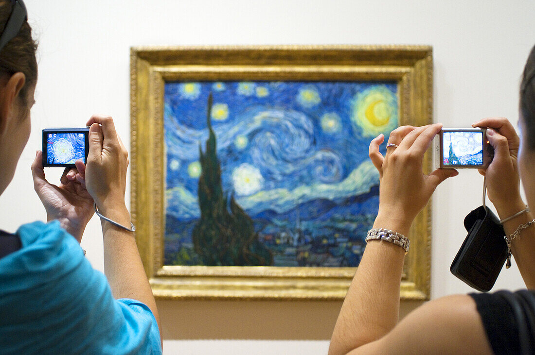 Painting ´´ Starry Night ´´ by Van Gogh at the Museum of Modern Art MOMA.