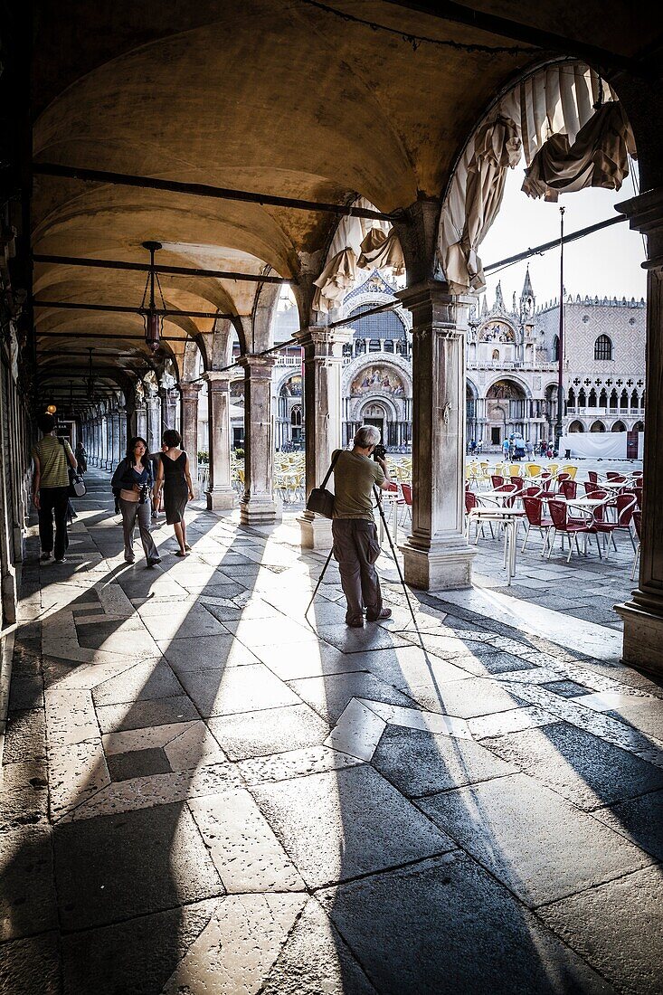 Photographer making a photo, San Marco Square.