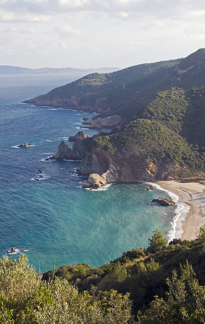 Aegean coast of Pelion Peninsula, Thessaly, Greece