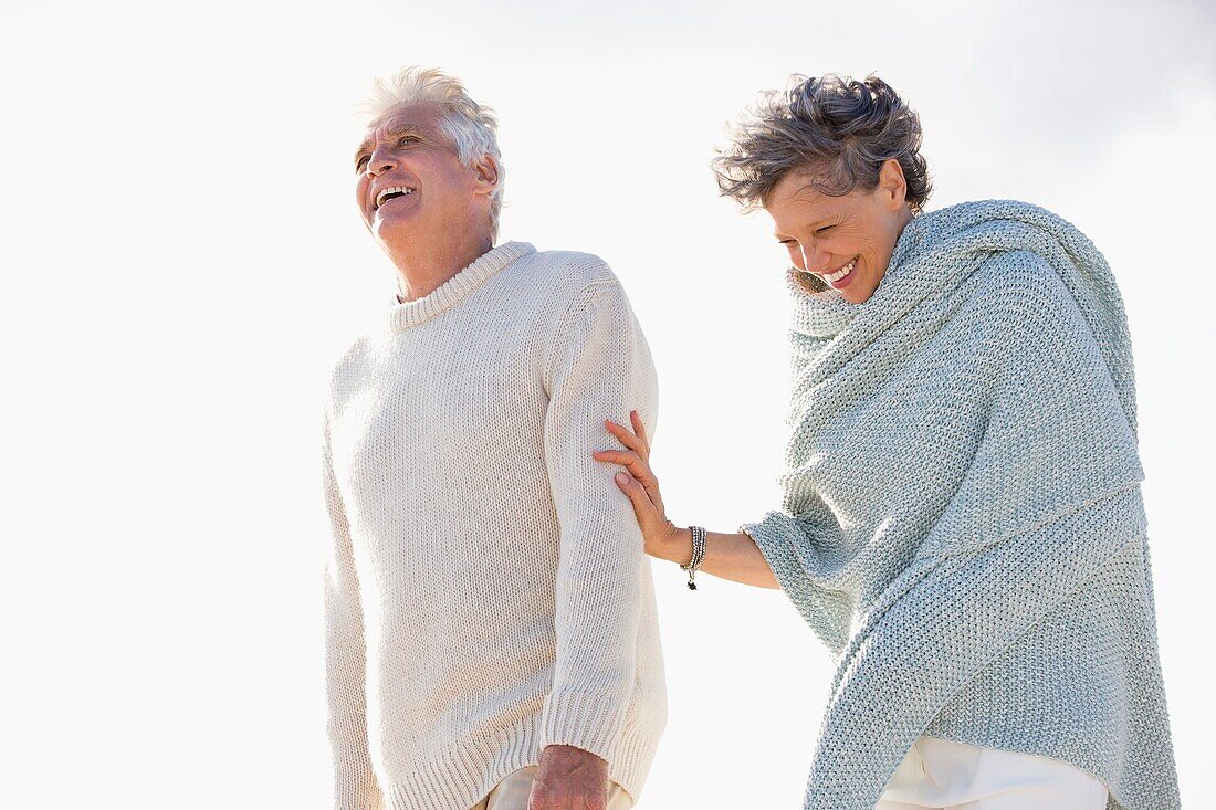 Close-up of a happy couple enjoying