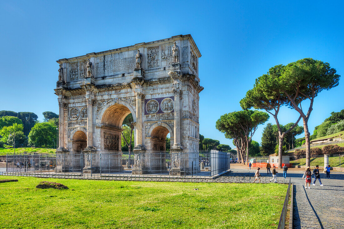 Konstantinsbogen, Forum Romanum, Rom, Latium, Italien