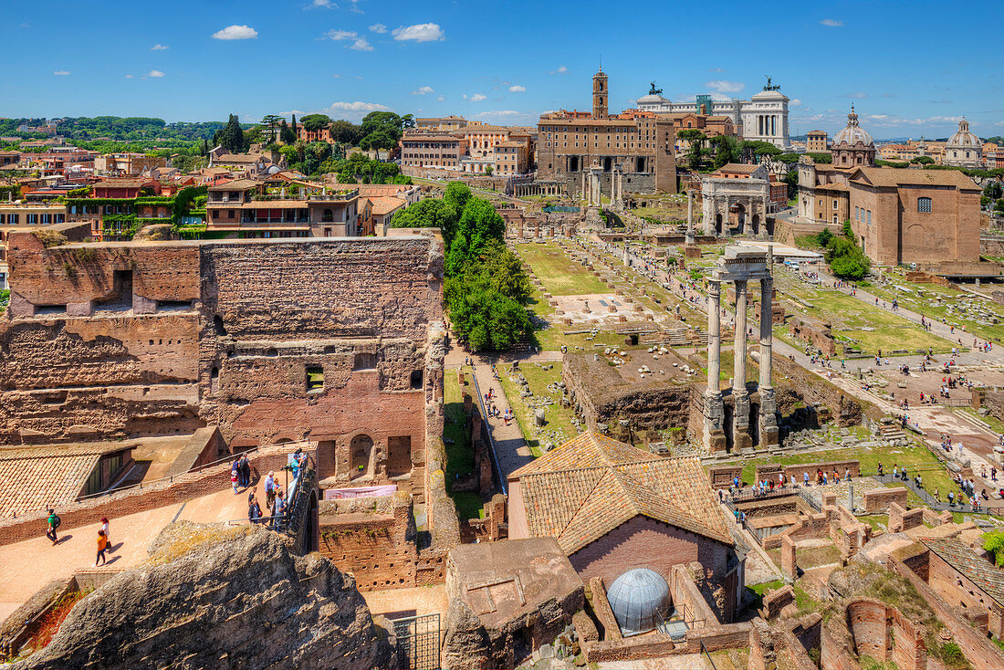 Forum Romanum, Rom, Latium, Italien