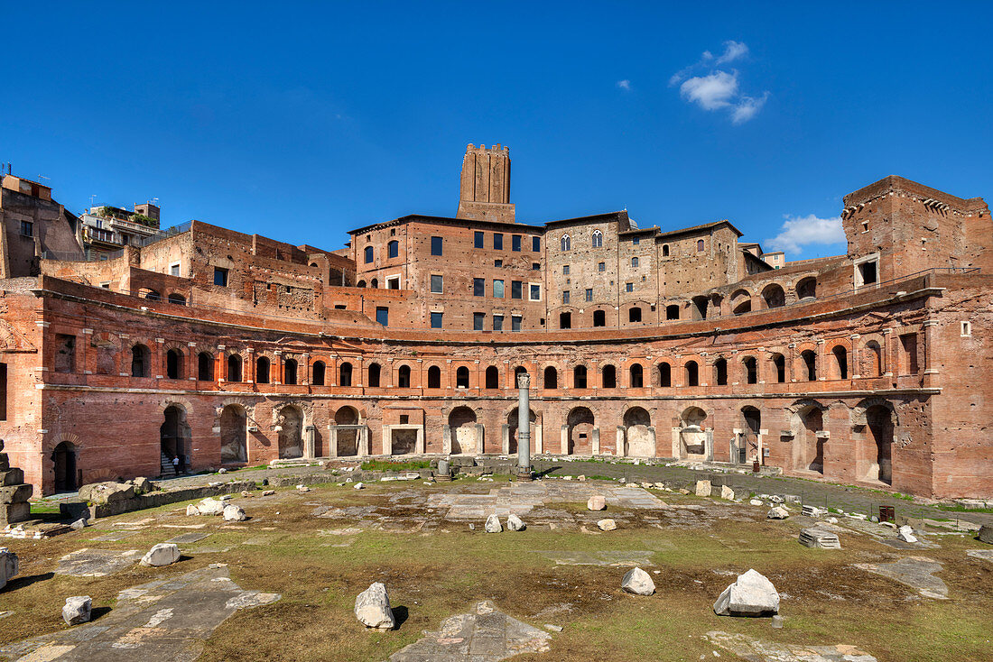 Trajans forum, Forum romanum, Rome, Latium, Italy