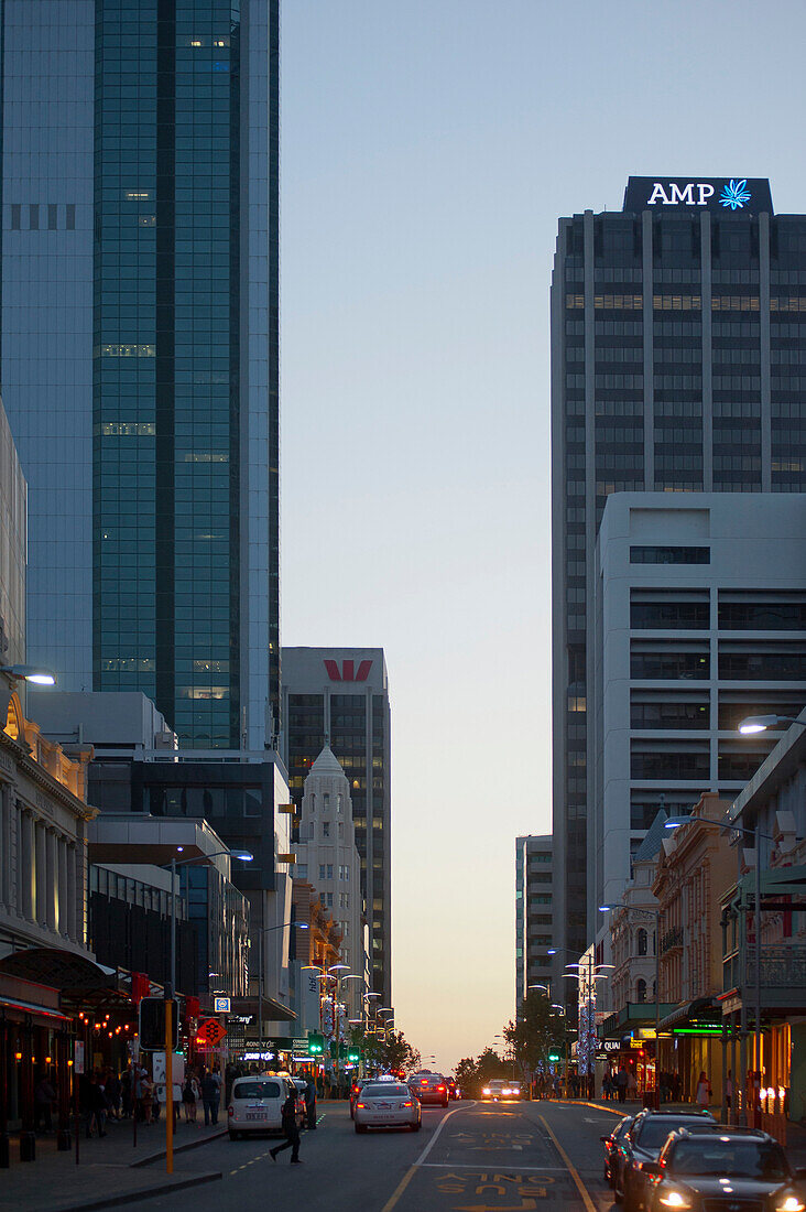 William Street in the centre of Perth