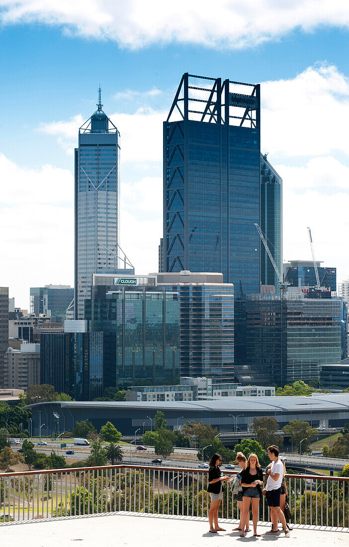 View to the city from Kings Park