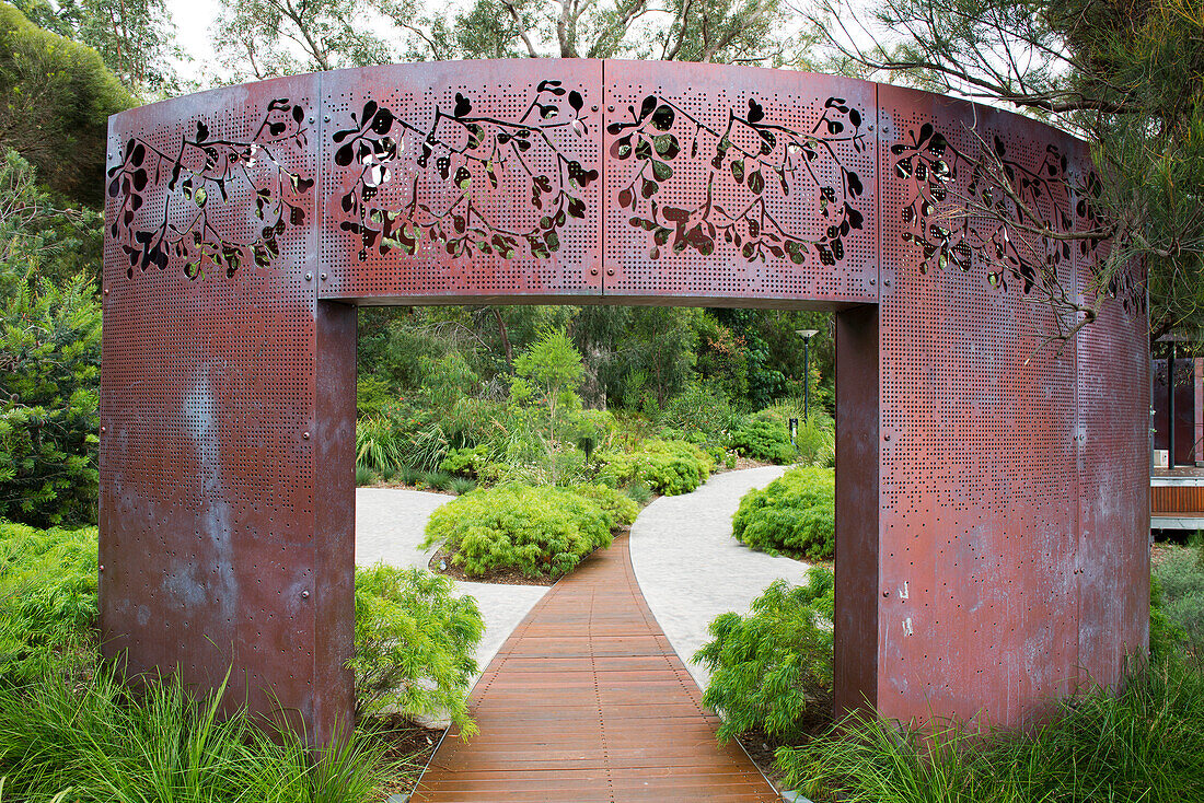 One of the modern instalations in the Botanic Gardens in Kings Park