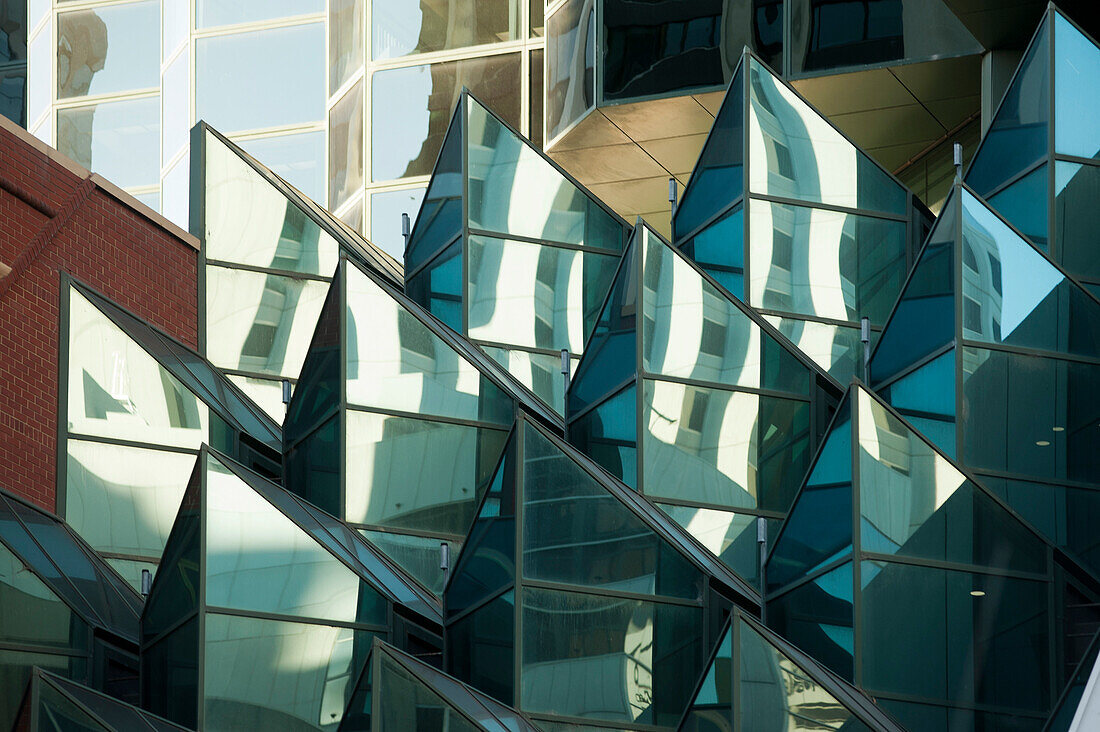 Moderne Architektur ist Ausdruck des von Rohstoffen geschaffenen Reichtums, Perth, Australien