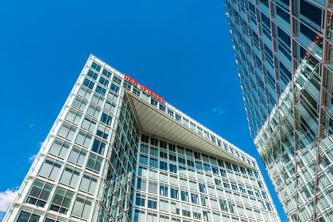 Modernes Bürohaus und Verlagsgebäude der Spiegel Gruppe, Hamburg, Hafencity,  Deutschland