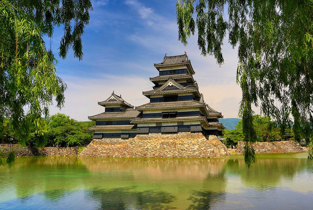 Japan,Nagano Province, Matsumoto City, Matsumoto Castle.