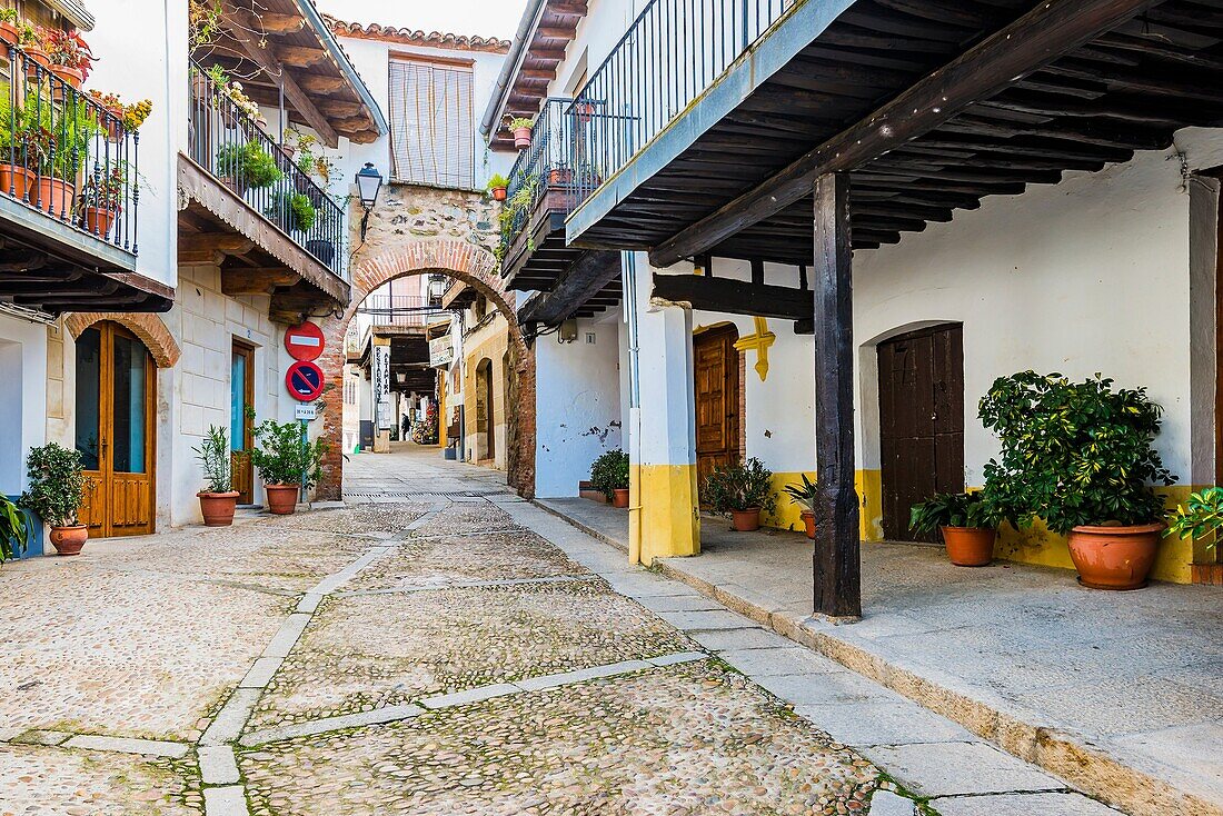 Jewish Quarter. Guadalupe, Cáceres, Extremadura, Spain, Europe.