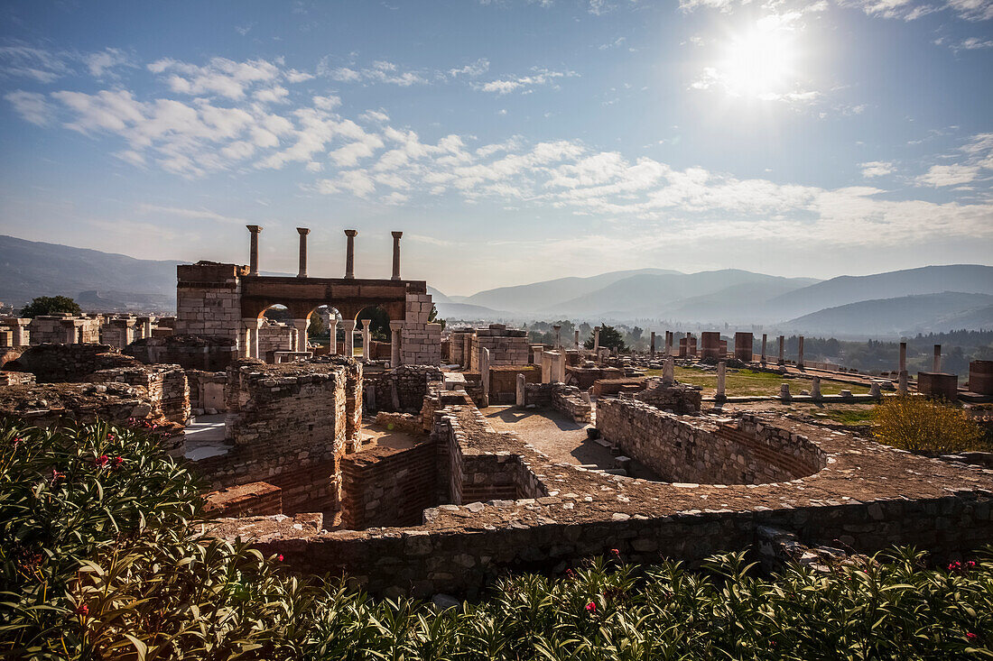 'Ruins of Saint John's Basilica and the tomb of Saint John; Ephesus, Izmir, Turkey'