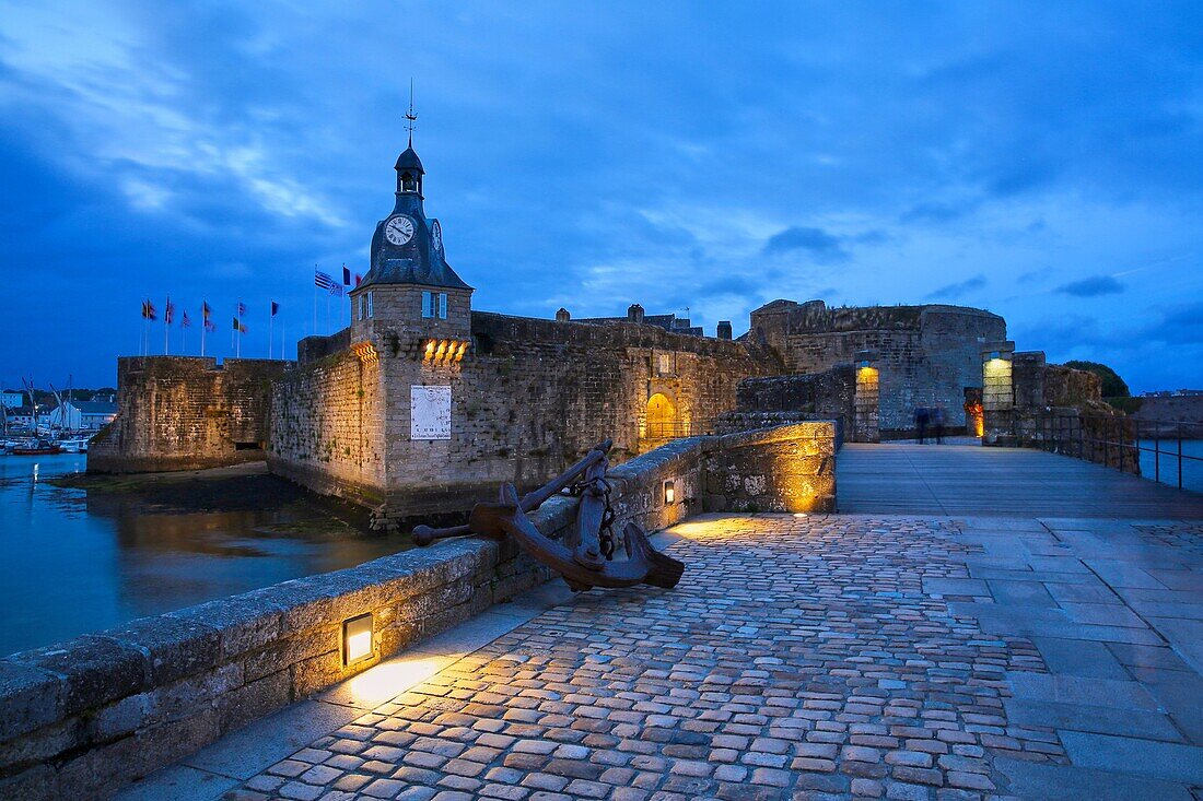 Die alte Ville Close, Concarneau, Bretagne, Bretagne, Frankreich