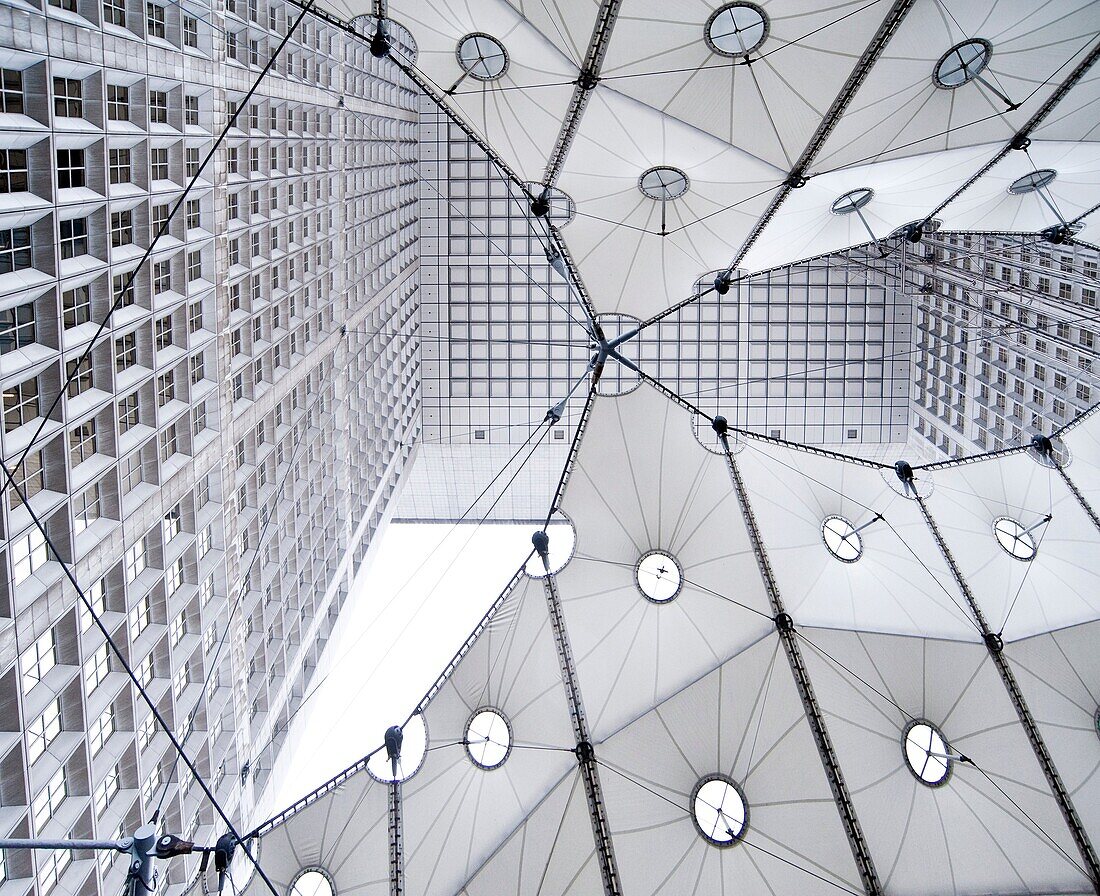 Grande Arche, La Defense business district, Paris, France