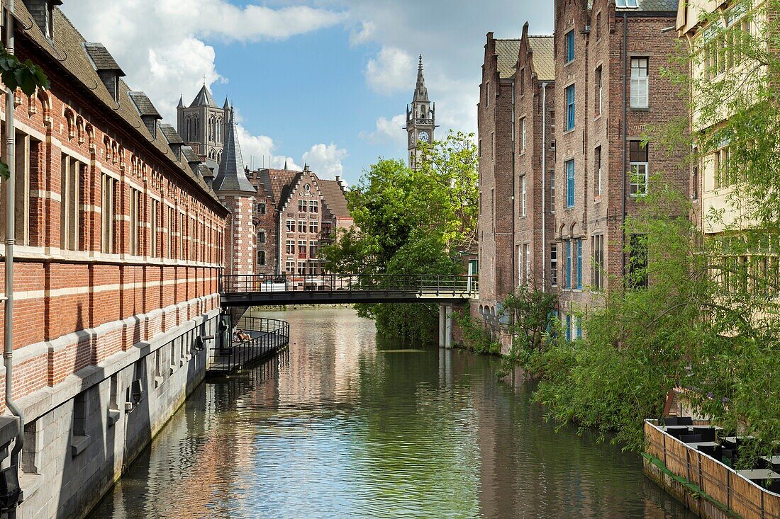 A canal in Ghent, Belgium.