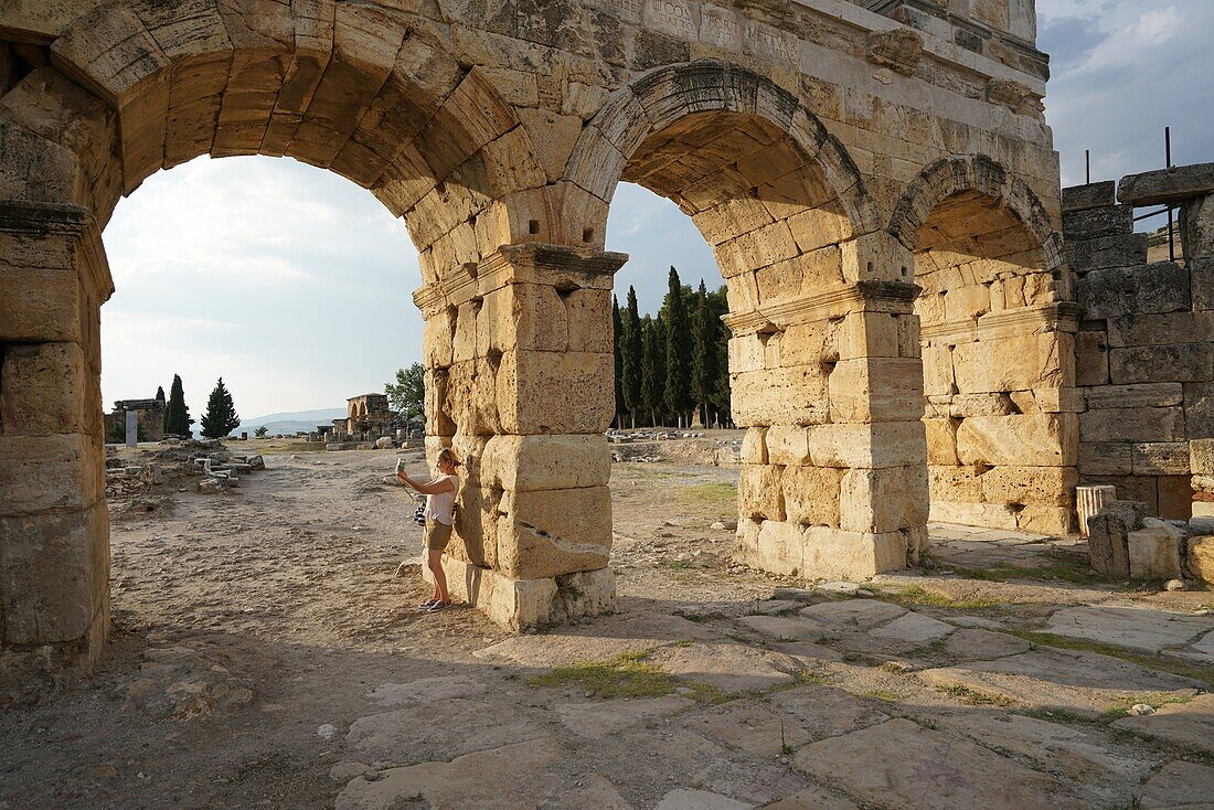 Hierapolis. Ancient Greece. Asia Minor. Truthahn