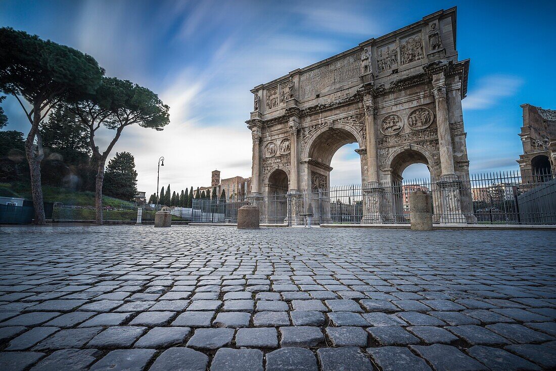 Rome, Lazio, Italy. Arch of Constantine.