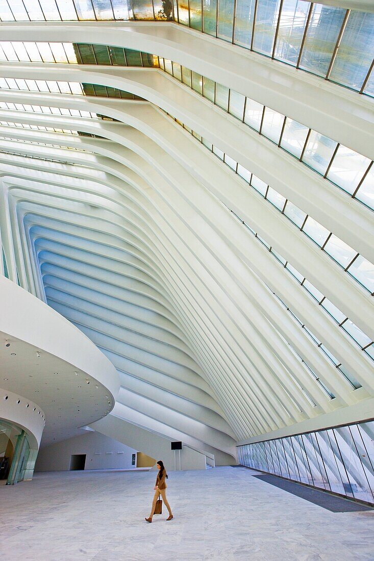 Conference and Exhibitions Centre Ciudad de Oviedo by Santiago Calatrava, Oviedo, Asturias, Spain.