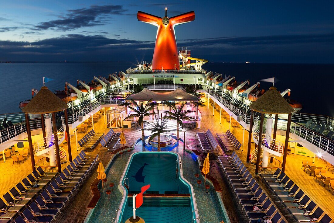Carnival Fascination at Blue Hour.