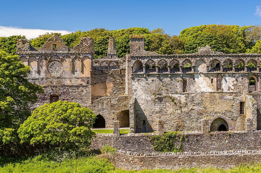 Bishop´S Palace at St Davids, Pembrokeshire Coast National Park, Pembrokeshire, Wales, United Kingdom, Europe.