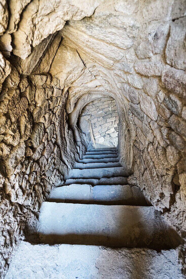 Pergamon Amphytheater Tunnel. Ancient Greece. Asia Minor. Turkey