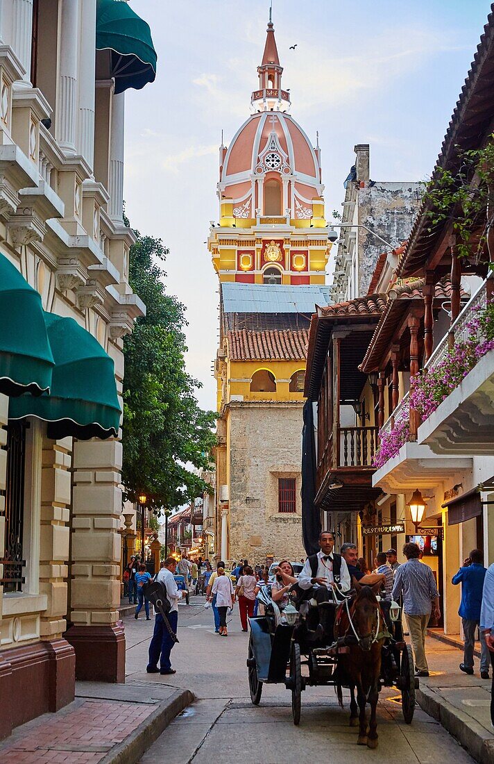 Kathedrale Basilika der Heiligen Katharina von Alexandrien, Cartagena de Indias, Bolivar, Kolumbien, Südamerika