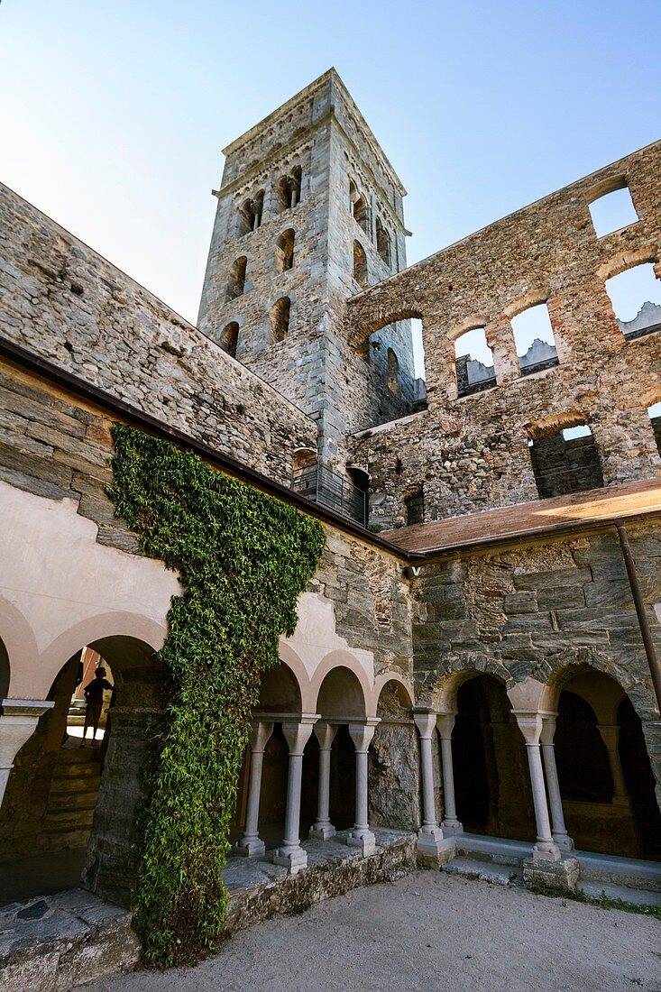 Sant Pere de Rodes monastery. Romanesque. El Port de la Selva.