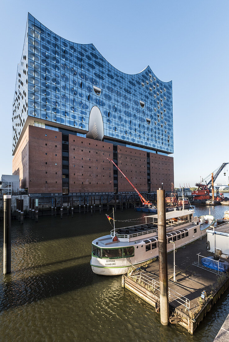 Hamburgs neue Elbphilharmonie, moderne Architektur in Hamburg, Hamburg, Nordeutschland, Deutschland