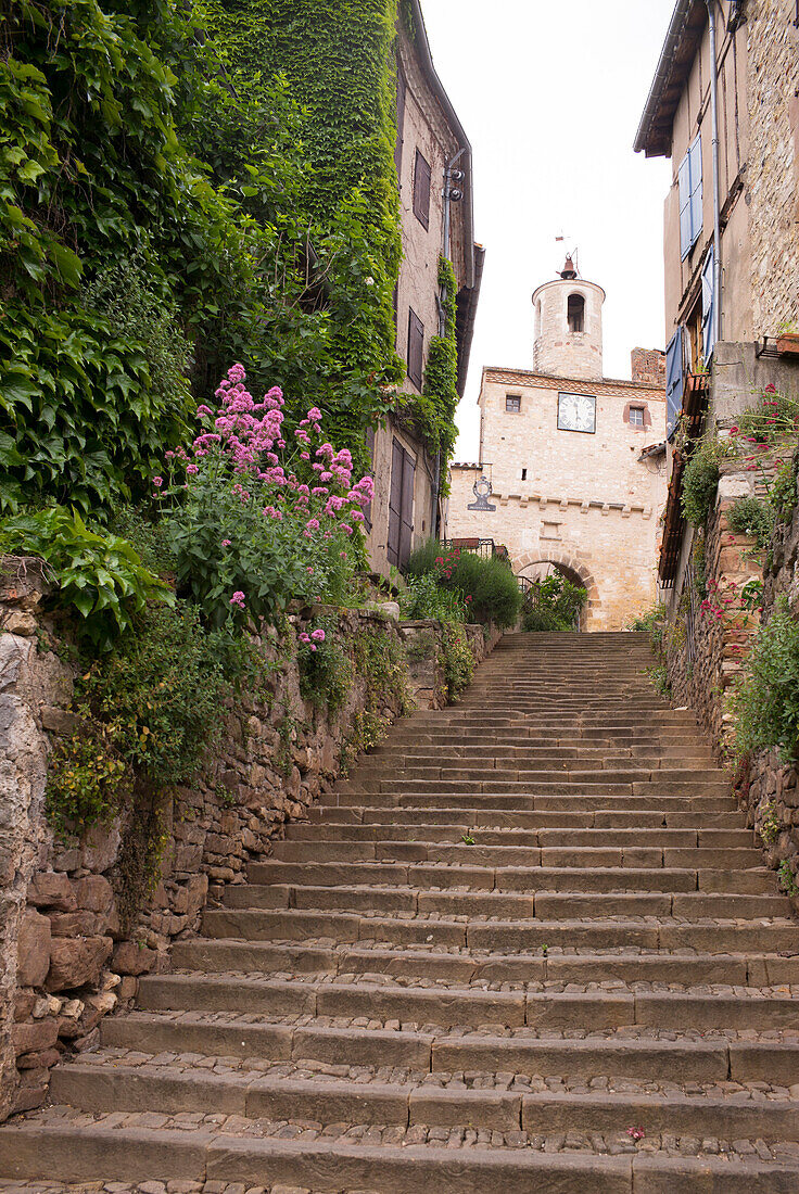 Old town,  Cordes-sur-Ciel, Tarn, Midi-Pyrénées, France