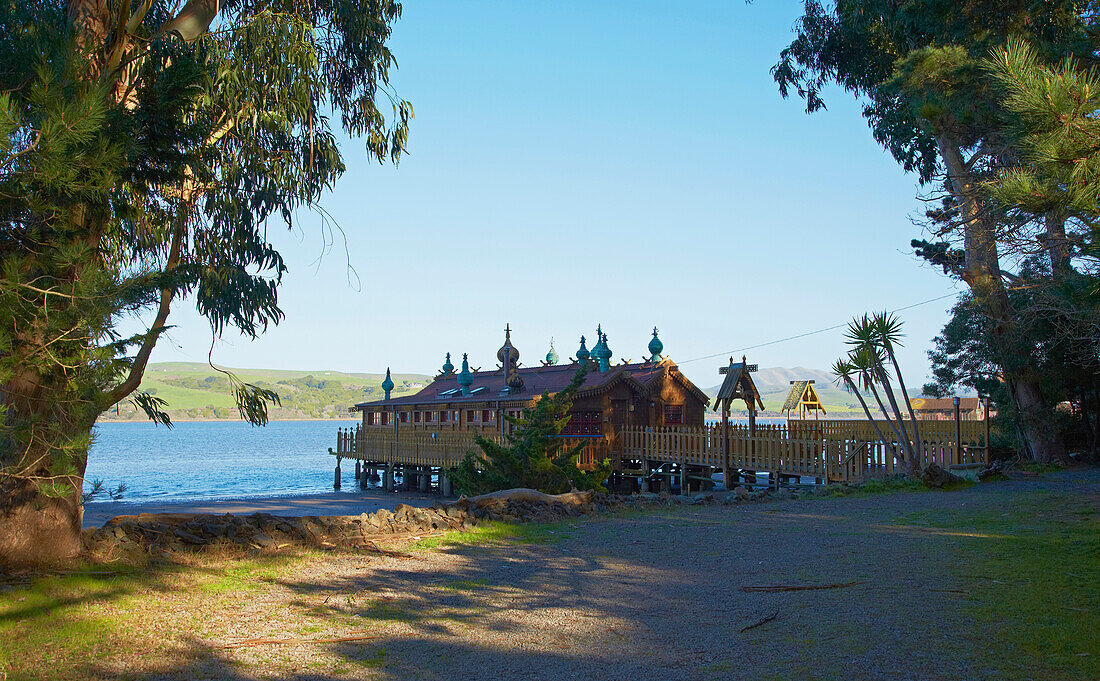 House in Russian style at Tomales Bay , Sonoma , California , USA