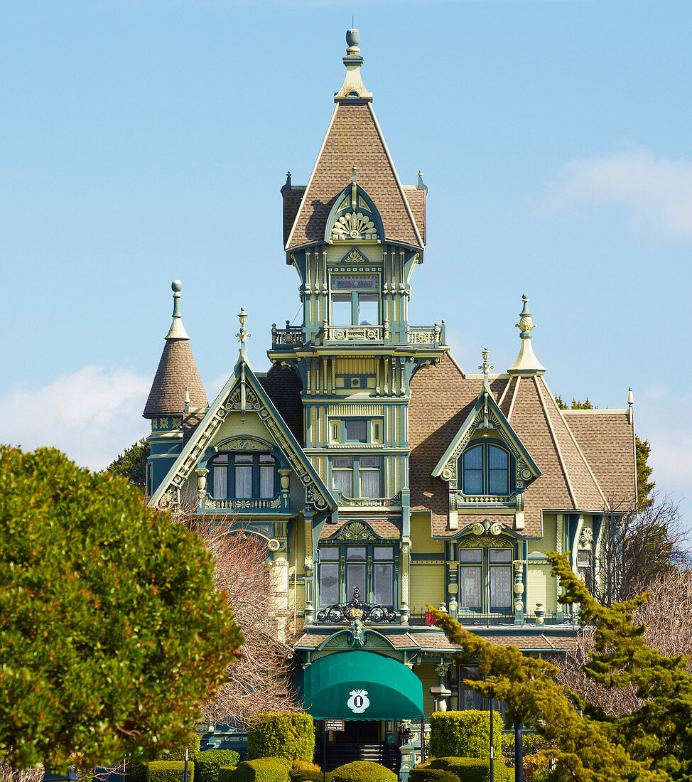 <Carson Mansion> , Viktorianisches Herrenhaus , Historische Altstadt , Eureka , Kalifornien , USA