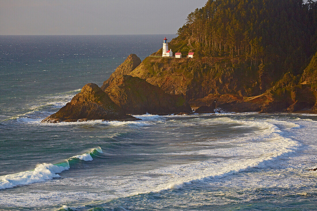<Heceta Head Lighthouse> , Heceta Head , Nördlich von Florence , Oregon , USA