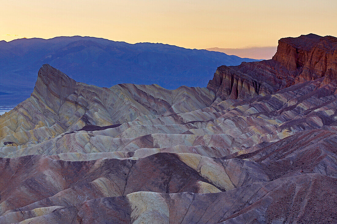 Death Valley National Park , Zabriskie Point , California , USA