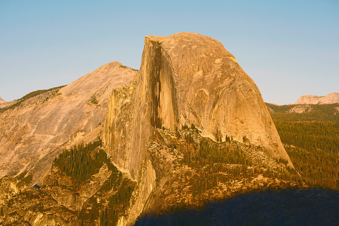 View from Glacier Point at Half Dome , Yosemite National Park , Sierra Nevada , California , U.S.A. , America